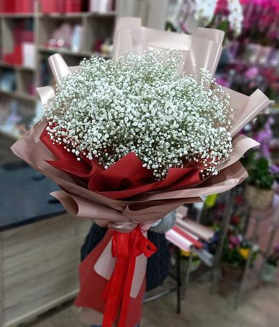 Букет цветов из: Гипсофила в Богослово