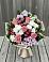 Букет цветов из: Альстромерии, Гвоздики, Розы и Хризантемы в Богослово