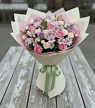 Букет цветов из:  Розы и Хризантемы в Богослово