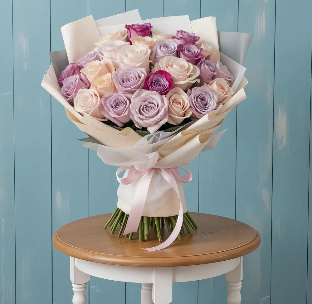 Букет цветов из: Розы в Богослово