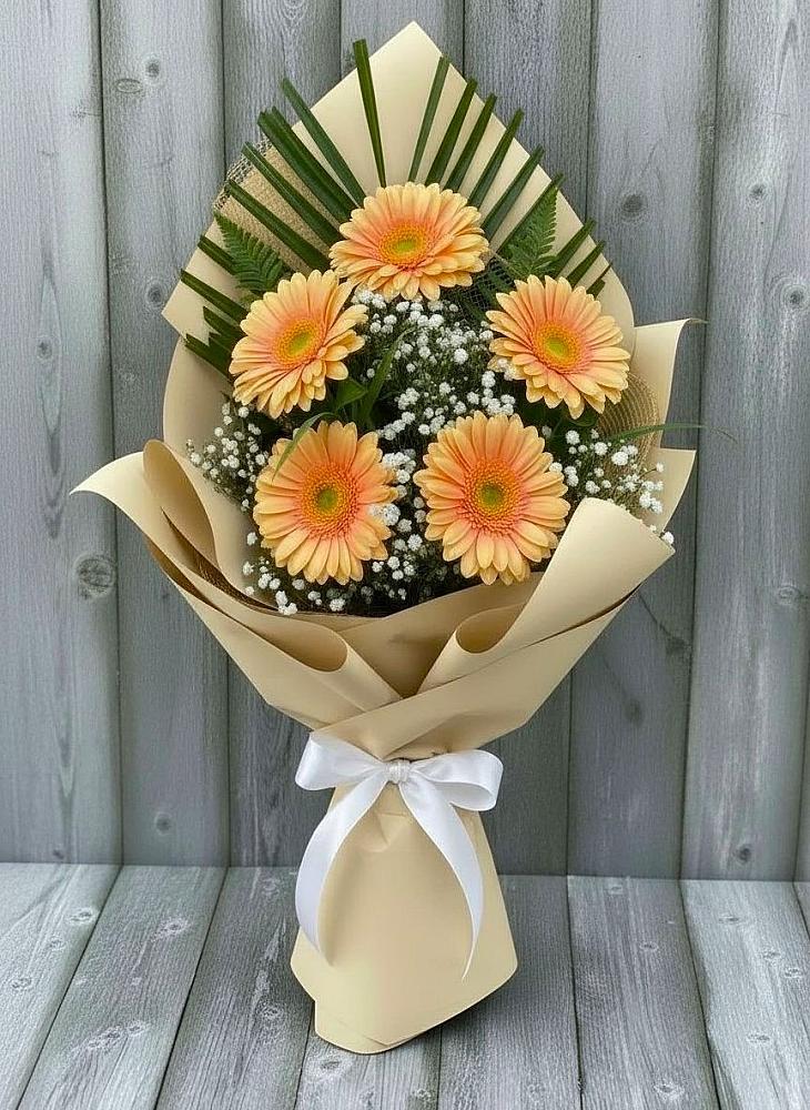 Букет цветов из: Герберы в Богослово