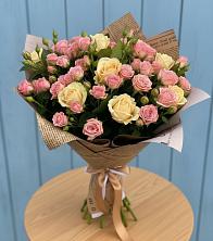 Букет цветов из:  Розы в Богослово