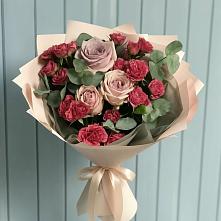 Букет цветов из:  Гвоздики и Розы #REPLACE_PRED# Богослово