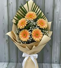 Букет цветов из:  Герберы в Богослово